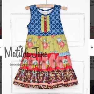 Matilda Jane Hidden Cove Dress Girls Size 8